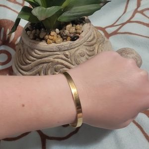 Gold plated silver bracelet